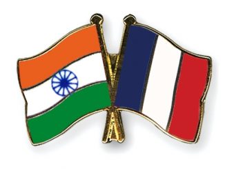 Flag Pins India France