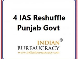 4 IAS Transfer in Punjab Govt
